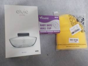 lot 120 image: Elvie Pump, Baby Wall and Toddler W...