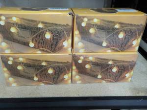 4 Battery Operated LED Globe Party ...