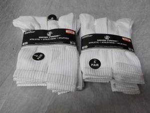 lot 193 image: 12 pair White Wear Proof Athletic S...