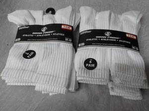 lot 196 image: 12 pair White Wear Proof Athletic S...