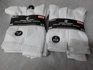 lot 197 image: 12 pair White Wear Proof Athletic S...
