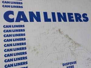 lot 248 image: Case of 250 Clear 33 Gallon Trash B...