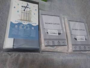 lot 250 image: 3 Shower Curtains...