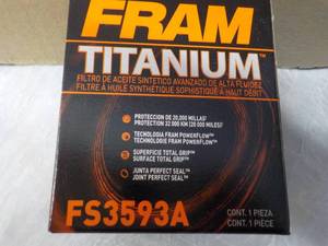 lot 265 image: 6 Flam Titanium Oil Filters...