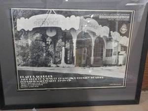 lot 276 image: Flatt and Scruggs Framed Matted Pri...