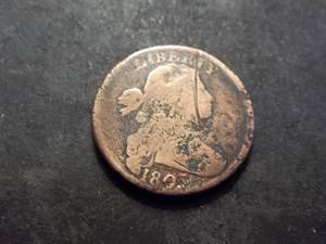 lot 3 image: 1805 Draped Bust Large Cent