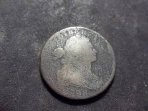 lot 5 image: 1798 Draped Large Cent