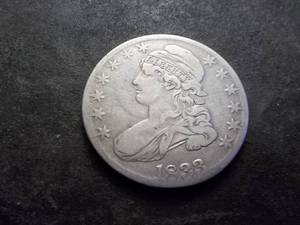 1833 Capped Bust Half Dollar
