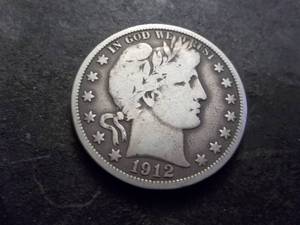 lot 29 image: 1912 Barber Half Dollar