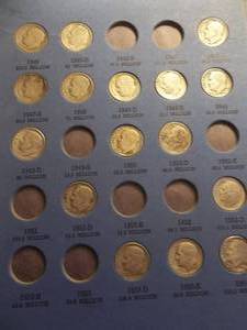 lot 41 image: Partial Set Of 32 Roosevelt Dimes 1946-1964