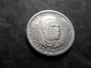lot 30 image: 1946 Booker T. Washington Silver Commemorative Half Dollar