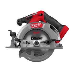 lot 18 image: Milwaukee, M18 FUEL 6-12in. Circular Saw (Tool Only), Blade Diameter 6.5 in, Model# 2833-20 Retail $229