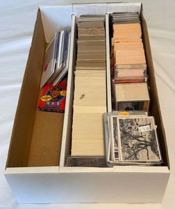 lot 209 image: HUGE Box of Military Cards - 1964 Combat, GI Joe, WWII, Warning Signs, Desert Storm, Desert Shield, Civil War, Blue and Gray