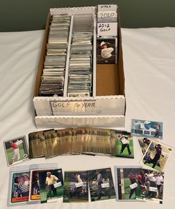 lot 217 image: HUGE Box of Golf Cards Including Tiger Woods, 1990s and 2000s - Thousands of Cards