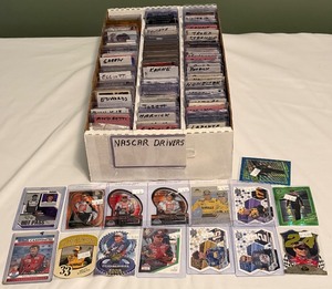 lot 220 image: MASSIVE Box of NASCAR Cards Sorted by Driver - Thousands of Cards, Some Priced Up to $8 Each