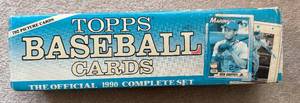 lot 176 image: 1990 Topps Baseball Cards - Potential complete set
