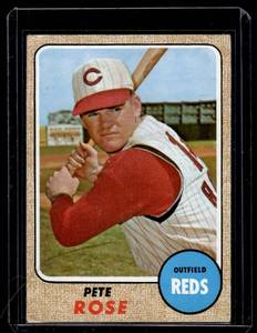 lot 23 image: Pete Rose 1968 Topps #230 Vintage Baseball Card