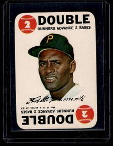 lot 26 image: Roberto Clemente 1968 Topps Game Card #6 Vintage Baseball Card