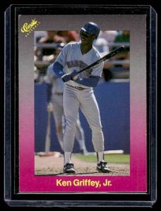 lot 51 image: Ken Griffey Jr. RC 1989 Classic #193 Vintage Baseball Card