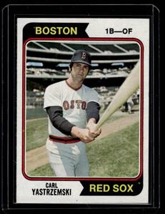 lot 67 image: Carl Yastrzemski 1974 Topps #280 Vintage Baseball Card