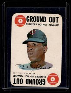 lot 70 image: Rod Carew 1968 Topps Game Card #29 Vintage Baseball Card