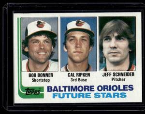 lot 71 image: Cal Ripken Jr. RC 1982 Topps #21 Rookie Vintage Baseball Card