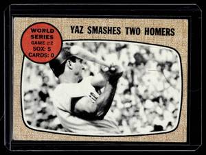 lot 86 image: Carl Yastrzemski 1968 Topps #152 Vintage Baseball Card
