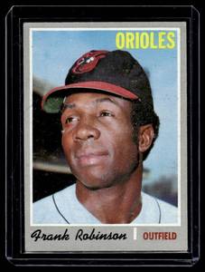 lot 91 image: Frank Robinson (High Number) 1970 Topps #700 Vintage Baseball Card