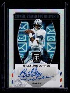 lot 118 image: Billy Joe DuPree Auto 2024 Totally Certified Signed, Sealed, Deliveres #SSD-BJD Football Card