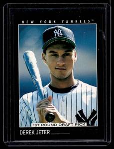 lot 126 image: Derek Jeter RC 1993 Pinnacle #457 Rookie Baseball Card