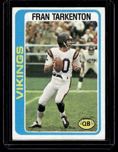 lot 131 image: Fran Tarkenton 1978 Topps #100 Vintage Football Card