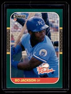 lot 133 image: Bo Jackson RC 1987 Donruss The Rookies #14 Rookie Baseball Card