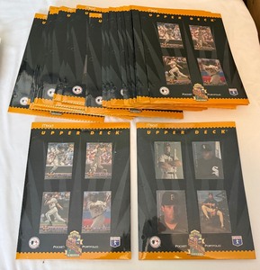 lot 249 image: (26) 1992-1993 Upper Deck MLB Baseball Pocket Portfolios - Puckett, Griffey and More