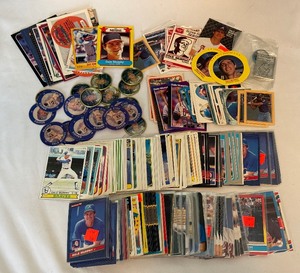 lot 250 image: Dale Murphy HUGE Collection of Cards, Stamps, Coins, and Odball Baseball Items