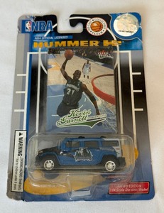 lot 255 image: Minnesota Timberwolves Kecin Garnett Hummer Matchbox Car