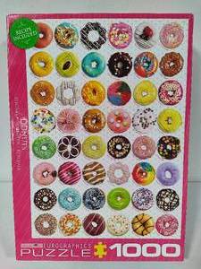 lot 24 image: Eurographics Donuts 1000pc Puzzle - Complete -