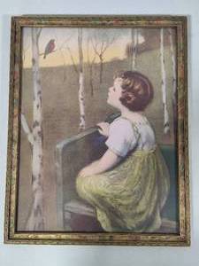 lot 8 image: Simon Glucklich Spring Song Framed Art