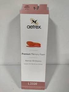 lot 80 image: Aetrex Orthotics Womens (Size 8) Premium Memory Foam Support New in Box