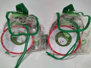 lot 86 image: Two Kids Holiday Dinnerware Sets New wTags