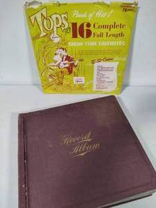lot 36 image: Vintage Record Album  Tops Hits