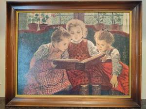 lot 37 image: Walther Firle The Fairy Tale Framed Art