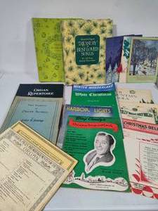lot 46 image: Large Lot of Assorted Family, Christmas and Organ Music