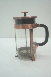 lot 14 image: Copper-Finish French Press Coffee Maker