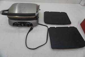 lot 21 image: GE 4-in-1 Panini Grill Griddle