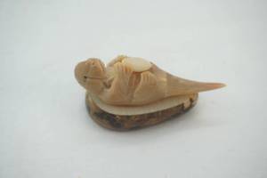 lot 45 image: Hand-Carved Figurine (nut)
