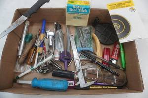 lot 159 image: Measuring Tools and Small Tools and Hardware