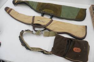 lot 161 image: Fabric Gun Cases and Ammo Bag