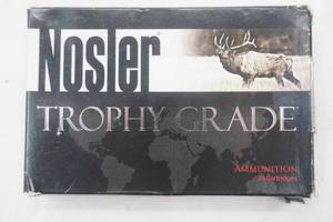 lot 163 image: Nosler Trophy Grade 338 Win. Mag 20 Cartridges