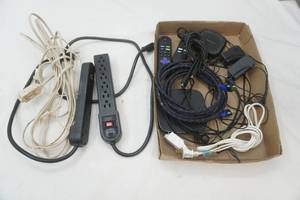 lot 212 image: Extension Cords, Roku players , HDMI cables