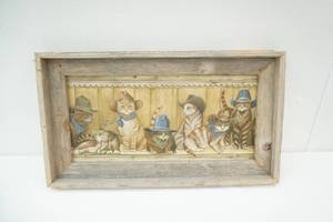 lot 237 image: The James-Younger Gangs Last Raid by Bryan Moon 24x14.5